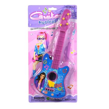 Gitar Mainan dengan Kartu (6 pcs)