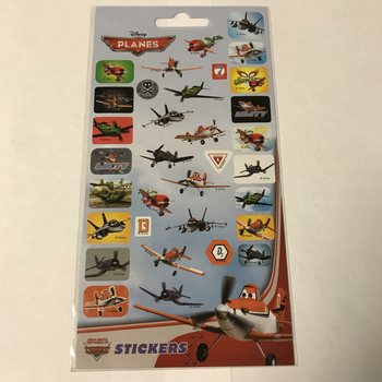 LEMBAR STIKER: DISNEY PLANES, Ukuran 20 x 10 Cm. (10 pcs)