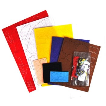 BUAT SENDIRI BONEKA JARI TOKOH SANTO NIKOLAS (6 set)