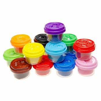 FUN DOUGH - Plastisin / Lilin Mainan dalam Wadah (1 Kantong isi 15 Pcs)