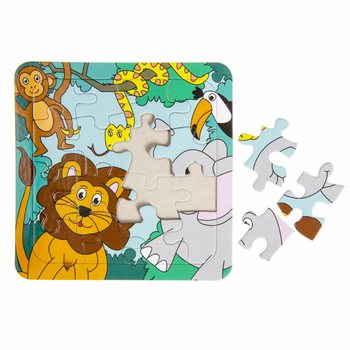 Mix Puzzle Jungle (14x14cm) - Paket Hemat 50 Pcs