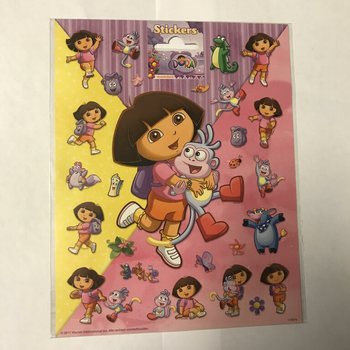 Lembar Stiker Dora Besar, 20x16 cm (10 pcs)