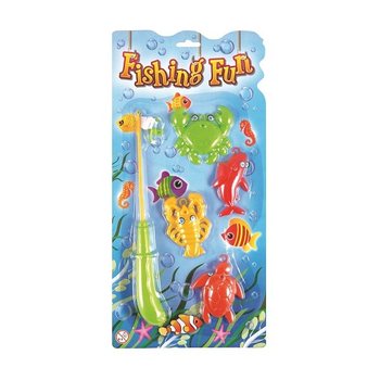 PERMAINAN MEMANCING MAGNETIK DENGAN KARTU (12 pcs)