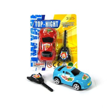 Mainan Mobil Luncur dengan Kartu (24 pcs)