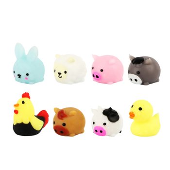 SQUISHY MINI - HEWAN TERNAK - DALAM KOTAK DISPLAY (96 pcs)