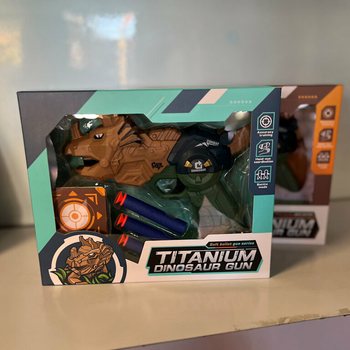 Pistol Dinosaurus dengan Panah & Target - Kotak Hadiah (Set isi 2)
