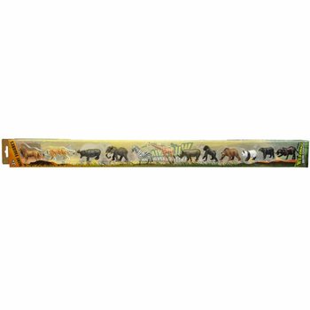 ANIMAL WORLD - CAMPURAN FIGUR MAINAN HEWAN LIAR (12 pcs.)