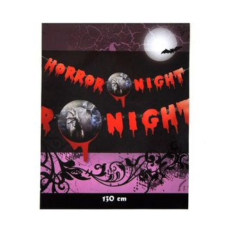 BANNER HURUF "HORROR NIGHT" 130 CM (2 pcs)