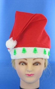 TOPI NATAL MENYALA MOTIF RUSA (12 pcs)