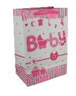 TAS KADO KELAHIRAN BAYI - PINK MUDA (12 pcs)