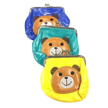 Dompet Anak Karakter Beruang Campur Warna (6 pcs)