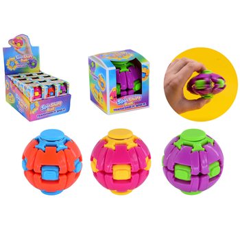BOLA FIDGET SPINNER SPIN & POP - SPIN SHIFT BALL - DALAM DISPLAY (24 pcs)