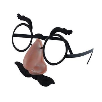 KACAMATA PESTA DENGAN HIDUNG & KUMIS (48 pcs)