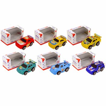 Mobil Pull Back Kecil dalam Kotak Hadiah - Display (24 pcs)