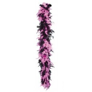 Boa Hitam/Pink untuk Putri 180 cm (6 pcs)