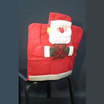 SARUNG KURSI SANTA KLAUS MEWAH (4 pcs)