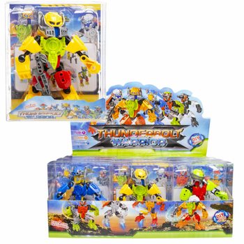 THUNDERBOLT ROBOT WARRIOR FIGUR AKSI DALAM DISPLAY (12 buah)
