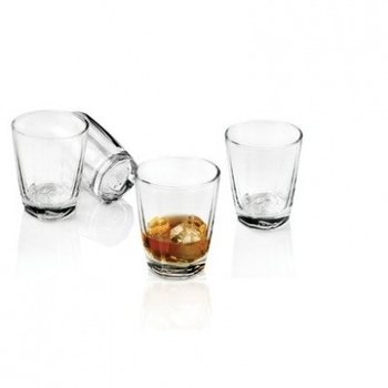 NUANCE - AROSSE Set 4 Pcs Gelas Kaca Bening 25 cl