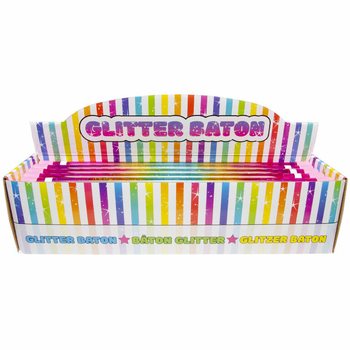 Tongkat Glitter Pelangi dalam Display (36 pcs)