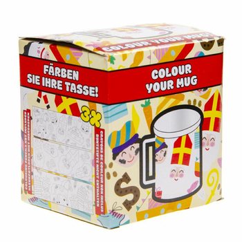 Gelas Minum Mewarnai Sendiri Sinterklaas (Isi 2 Pcs)