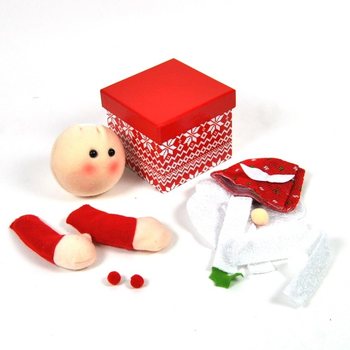 MEMBUAT KOTAK NATAL SENDIRI - MODEL: SINTERKLAS