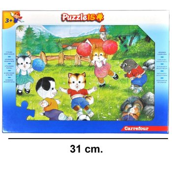 Puzzle Besar 15 Keping - Model: Teman-Teman (12 pcs)