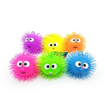 BOLA PUFFER MATA - 13CM - DENGAN DISPLAY (12 pcs)