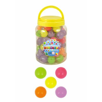 BOLA BEKEL MENYALA DALAM GELAP Ø3.3 CM DALAM TOPLES (72 pcs.)