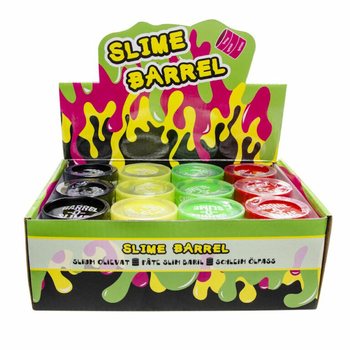 SLIME BERWARNA DALAM TONG DALAM DISPLAY (12 pcs)