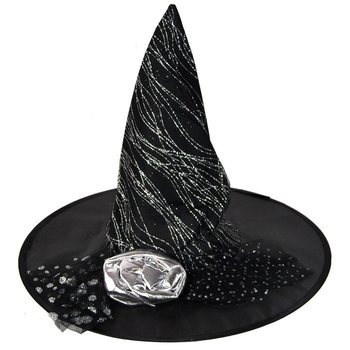 Topi Penyihir dengan Bunga Perak (3 pcs)