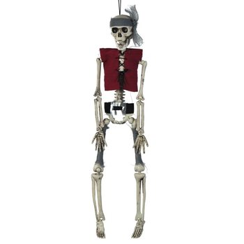 Gantungan Tengkorak Bajak Laut 40 cm (6 pcs) - Grosir Dekorasi Halloween