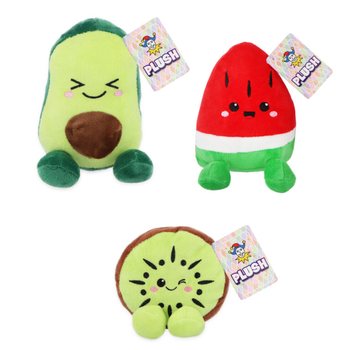 Boneka Buah Plush - Tinggi 15cm - Desain Campur (12 pcs)