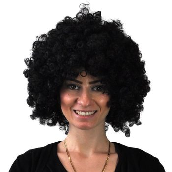 Wig Kribo Afro Hitam (5 pcs) - Grosir Perlengkapan Pesta