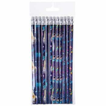 PENSIL LUAR ANGKASA / SPACE (12 pcs)