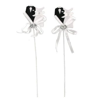 Tusukan Kue / Cake Topper - Pengantin (12 pcs)