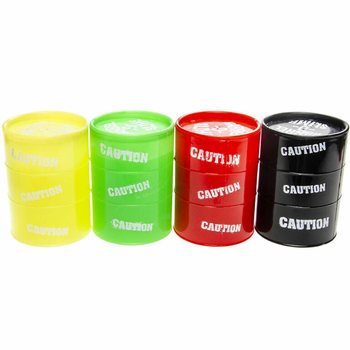 SLIME BERWARNA DALAM TONG DALAM DISPLAY (12 pcs)