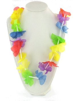 Kalung Bunga Hawaii - Model 2 (12 pcs)