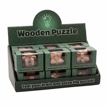 Display Puzzle IQ Kayu (12 buah)