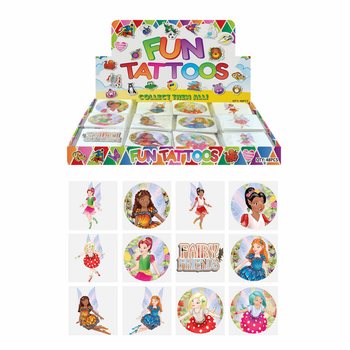 Tato Mainan Edukatif - Model: Peri / Fairy, 12x Tato per Paket DALAM DISPLAY (48 pcs)