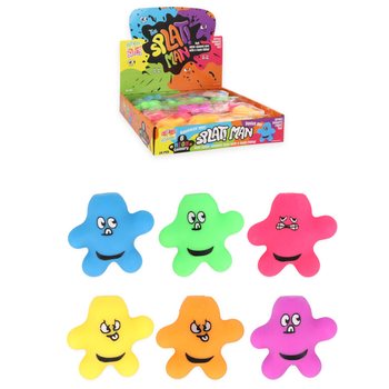 SQUEEZY SPLAT MAN - CAMPUR WARNA - DENGAN DISPLAY (24 pcs)