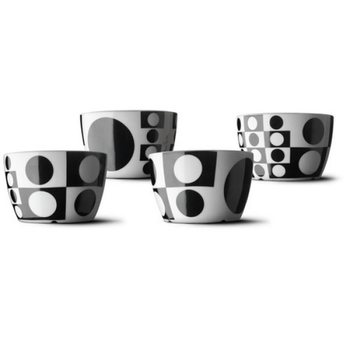 MENU - Set Mangkuk Porcelain 4-Pcs Verner Panton 12 CM (1 Set)