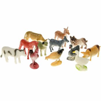 Set 12 Pcs Mainan Figur Hewan Peternakan