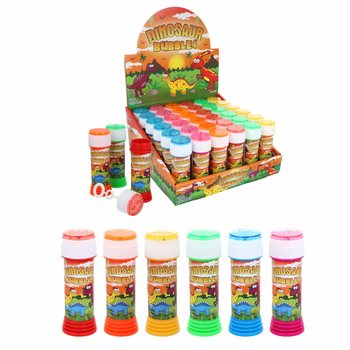 Balon Sabun Dinosaurus 50ml dengan Permainan Kesabaran - Display 36 Pcs