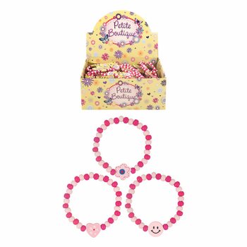 Display Gelang Kayu Smiley untuk Anak Perempuan (120 pcs)