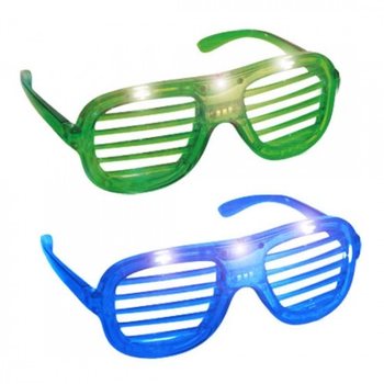 Kacamata Shutter Shades dengan Lampu LED (24 pcs)
