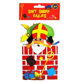 Set 4 Wadah Permen Sinterklaas dan Piet (12 set)