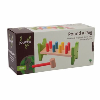 JOUECO - Mainan Palu Kayu - Cocok untuk anak mulai: 12 Bulan (1 pc)