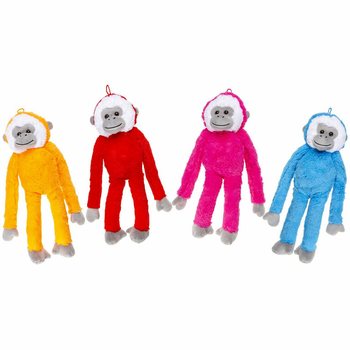 Boneka Monyet Mewah Besar, 43 cm - Campuran Warna (12 pcs)