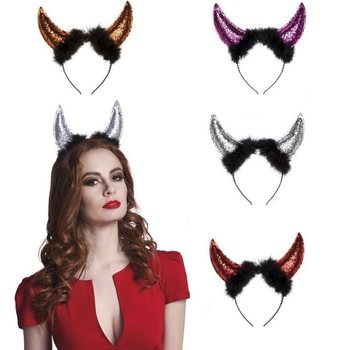 Bando Tanduk Iblis Glitter (6 pcs)