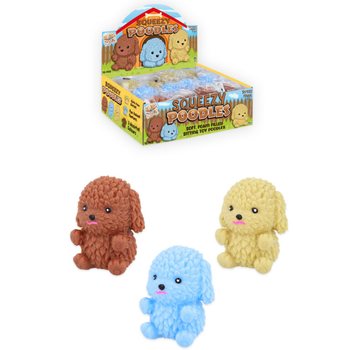 Stretchy Squishy Poodle dalam Display (12 Pcs)